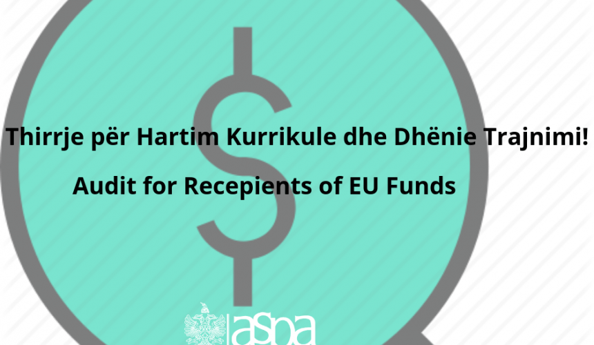 Audit for Recipients of EU Funds Audit for Recipients of EU Funds