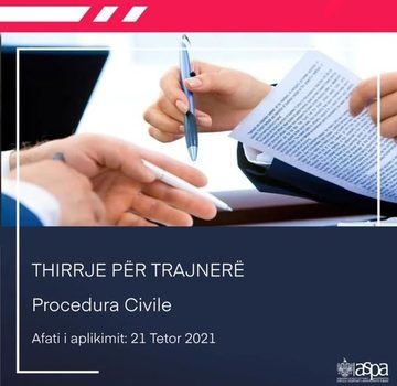 AFATI I APLIKIMIT: 21 TETOR 2021 AFATI I APLIKIMIT: 21 TETOR 2021