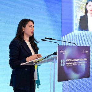 Sot në ceremoninë përmbyllëse të trajnimit ekzekutiv 5-ditor për 83 drejtues pranë institucioneve publike qendrore Sot në ceremoninë përmbyllëse të trajnimit ekzekutiv 5-ditor për 83 drejtues pranë institucioneve publike qendrore