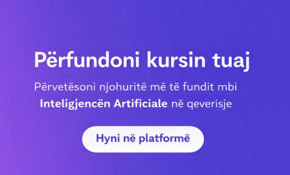 Kujtesë për përfundimin e trajnimit Government AI Campus
