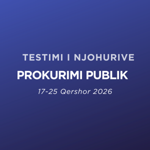 Njoftim për regjistrim në testimin “Prokurimi Publik”- Qershor 2026